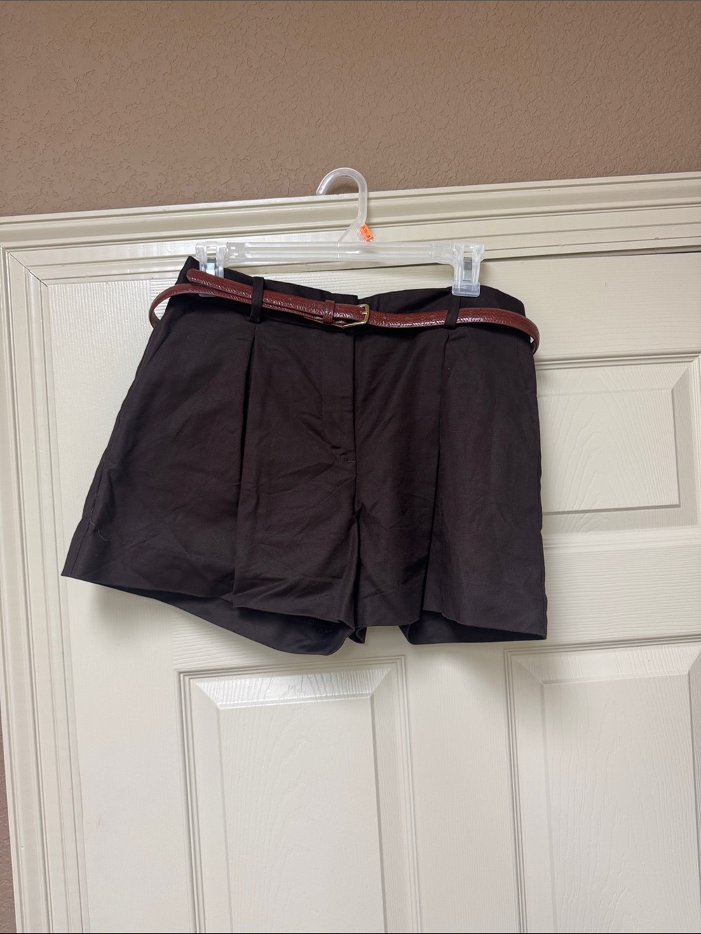 Zara trouser shorts with belt